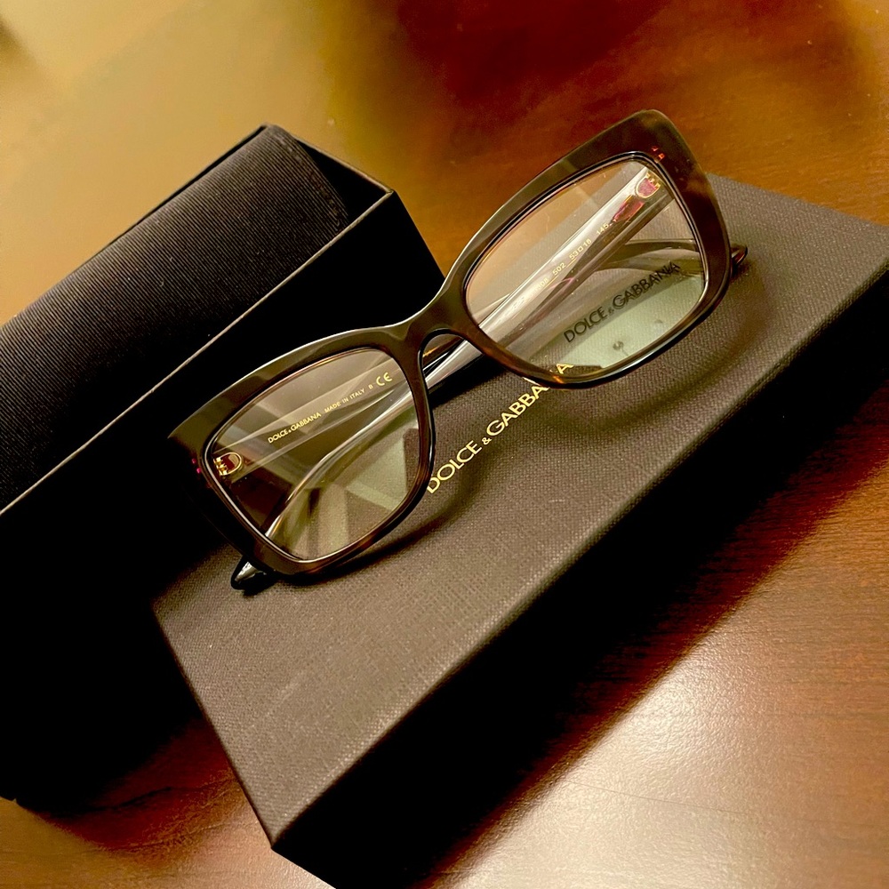 DOLCE & GABBANA - Havana Tortoise Eyeglass Frames